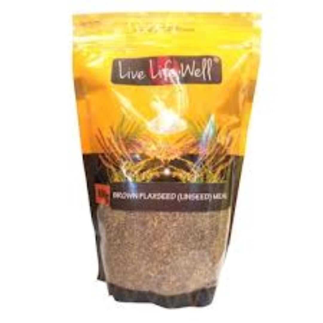 LIVE LIFE WELL BROWN FLAXSEED(LINSEED) MEAL 500G